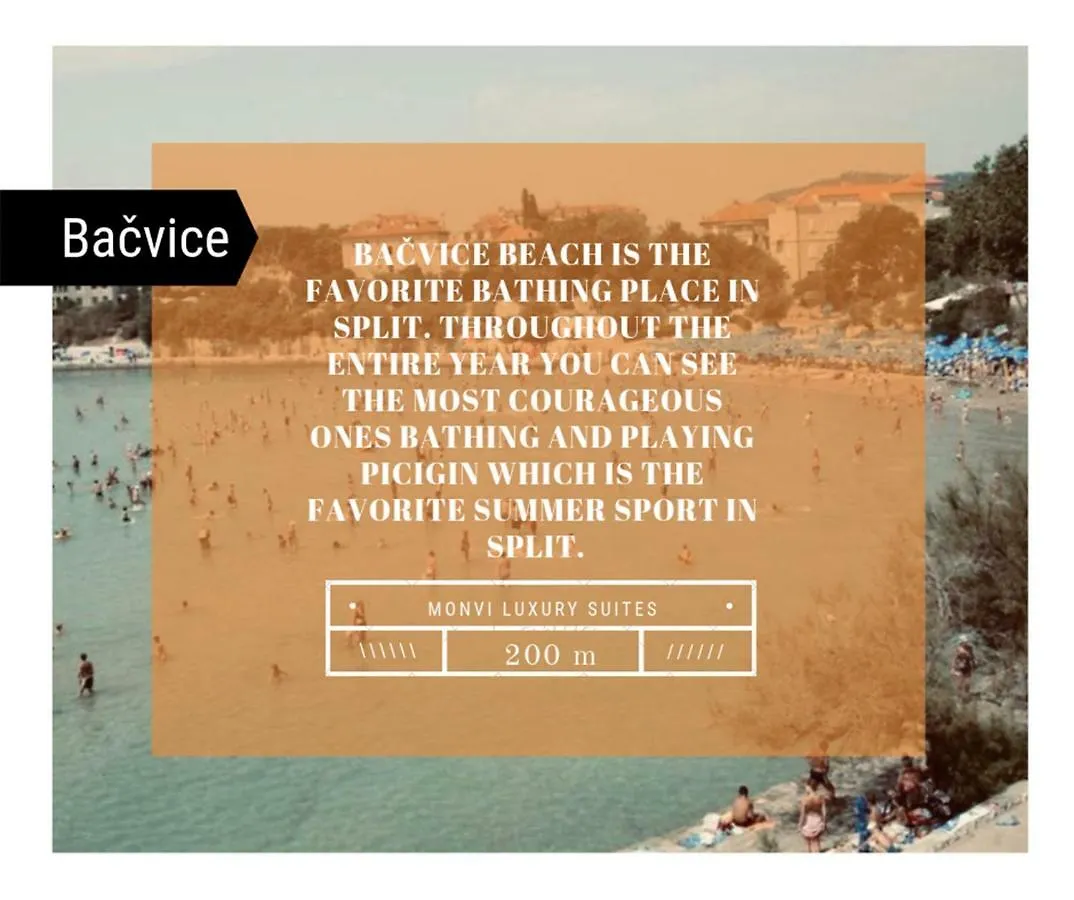 Apartment Monvi Luxury Suites Near Bacvice Beach And Old Town Split