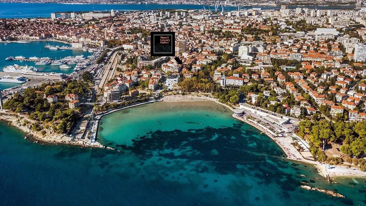 아파트 Monvi Luxury Suites Near Bacvice Beach And Old Town 스플리트